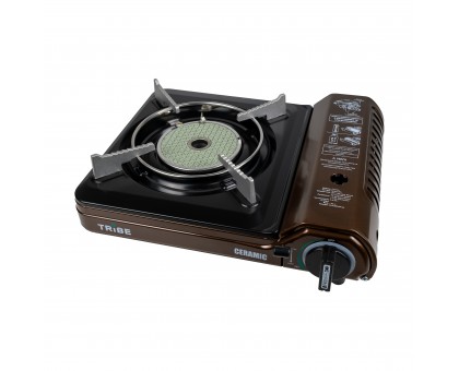Tribe Ceramic T-HD-0004 Brown: Портативна газова плита для кемпінгу Tribe Ceramic T-HD-0004 Brown: Портативна газова плита для кемпінгу