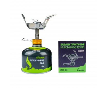 Пальник Tramp UTRG-041: Складаний з вітрозахистом – купити в Україні!