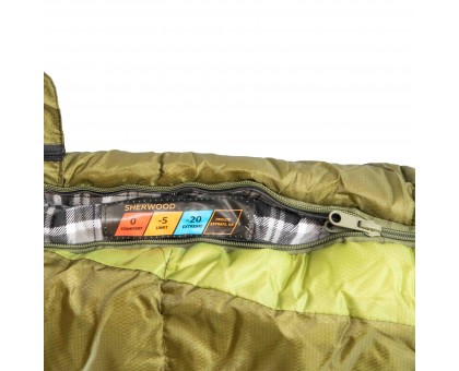 Спальний мішок Tramp Sherwood Regular UTRS-054R: Ковдра для туризму | Dark-olive/grey