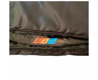 Спальний мішок Tramp Shypit 200XL: Ковдра з капюшоном, правий, Olive - Купити в Україні