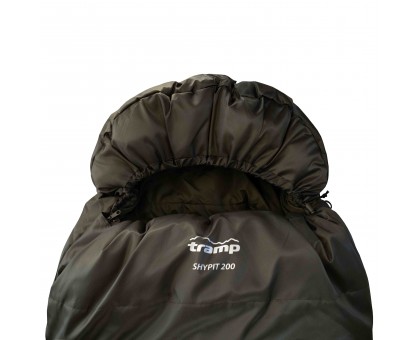 Спальний мішок Tramp Shypit 200XL: Ковдра з капюшоном, правий, Olive - Купити в Україні