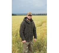 Флісова кофта Грізлі Олива (фліс щільністю 550 гр/м)
