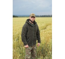 Флісова кофта Грізлі Олива (фліс щільністю 550 гр/м)