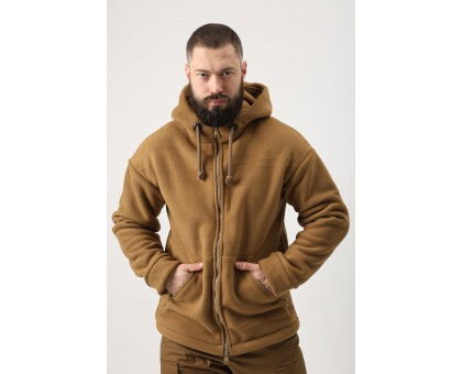 Флісова кофта Грізлі Койот (фліс щільністю 550 гр/м): тепло та комфорт