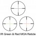 Оптичний приціл Barska Level 4-16x50 (IR MOA R/G) + Rings