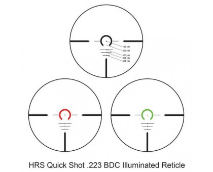 Оптичний приціл Barska Level HD 1-4x24 (IR HRS .223 BDC R/G)
