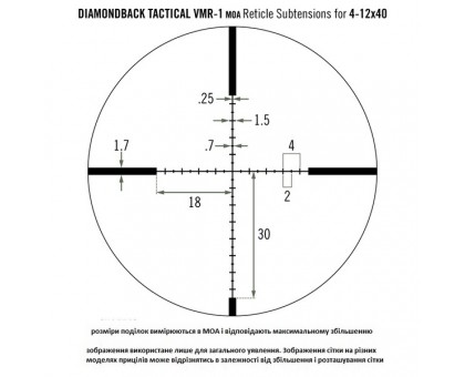 Приціл оптичний Vortex Diamondback Tactical 4-12x40 (DBK-10025)