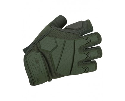 Рукавички тактичні KOMBAT UK Alpha Fingerless Tactical Gloves Olive