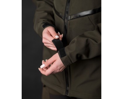 Куртка жіноча SoftShell Bezet Omega кол. Хакі