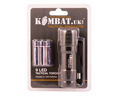 Ліхтарик KOMBAT UK 9 LED Tactical torch