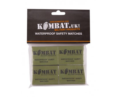 Сірники водозахисні KOMBAT UK Waterproof matches (pack of 4)