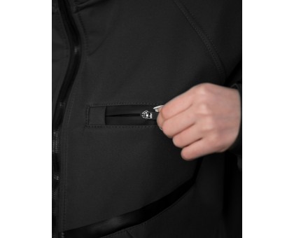 Куртка жіноча SoftShell Bezet Omega кол. Чорний