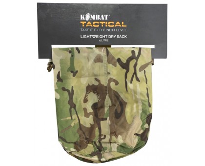 Гермомішок KOMBAT UK Lightweight Dry Sack 4L Multicam