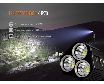 Ліхтар ручний Fenix TK72R 3 Cree XHP70