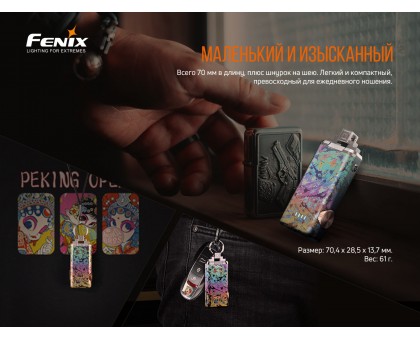 Ліхтар ручний Fenix APEX 20 Mix Iridescent