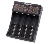 Зарядний пристрій Liitokala Lii-402, Ni-Mh/Li-ion/Li-Fe/LiFePO4, USB, Powerbank, LED, Box