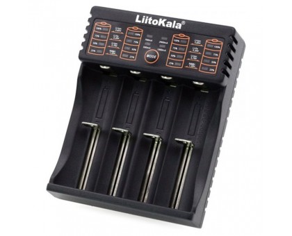 Зарядний пристрій Liitokala Lii-402, Ni-Mh/Li-ion/Li-Fe/LiFePO4, USB, Powerbank, LED, Box