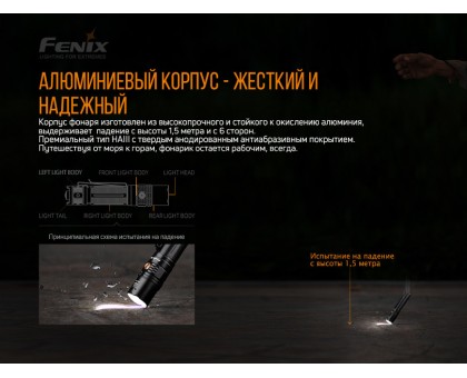 Ліхтар ручний Fenix PD36R+ліхтар ручний Fenix E01 V2.0 у подарунок