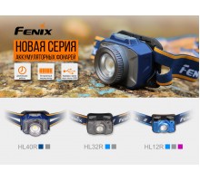 Ліхтар налобний Fenix HL12R фіолетовий