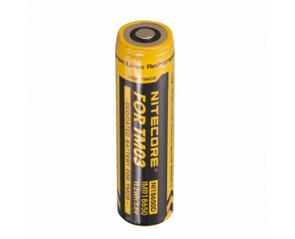 Акумулятор літієвий Li-Ion IMR 18650 Nitecore NI18650D 3.6V (для ліхтаря TM03), захищений