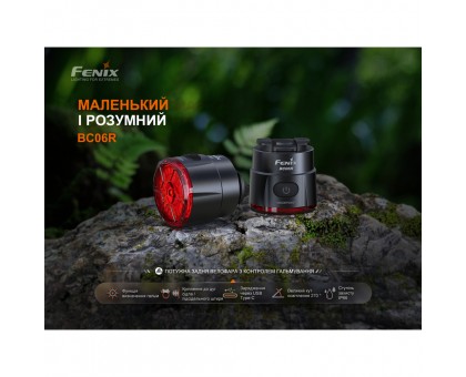 Велофара задня Fenix BC06R