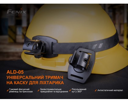 Універсальне кріплення на шолом з пов'язкою Fenix ALD-05