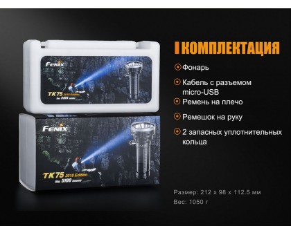 Ліхтар ручний Fenix TK75 2018 Cree XHP35 HI