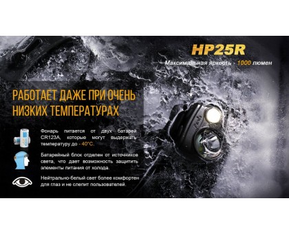 Ліхтар налобний Fenix HP25R