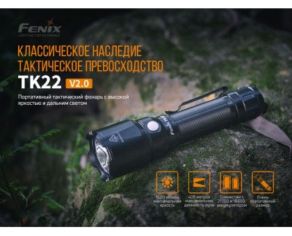 Ліхтар ручний Fenix TK22 V2.0