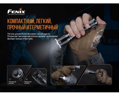 Ліхтар ручний Fenix TK16 V2.0, зелений