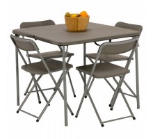 Стіл зі стільцями Vango Orchard 86 Table and Chair Set Grey (TBNORCHARG10TDC)