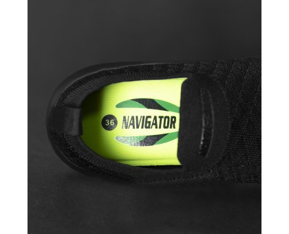Літні кросівки Navigator Lite Black (сітчасті)