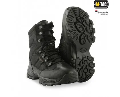 Тактичні зимові черевики M-Tac Thinsulate Black