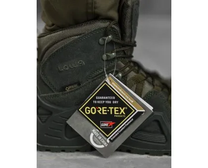 Демісезонні тактичні черевики Lowa Zephyr GTX® MID CF Olive Демісезонні тактичні черевики Lowa Zephyr GTX® MID CF Olive