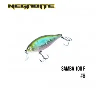 Воблер Megabite Samba 100F (60мм, 12,5гр, 1м)