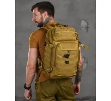 Рюкзак тактичний Silver Knight USB Coyote 40L