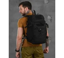 Рюкзак тактичний Silver Knight USB Black 40L