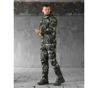 Камуфляжний демісезонний костюм SoftShell Permanent