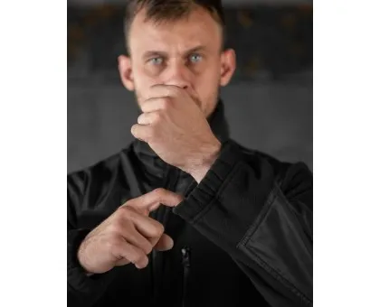Флісова кофта Standart Police Black Флісова кофта Standart Police Black