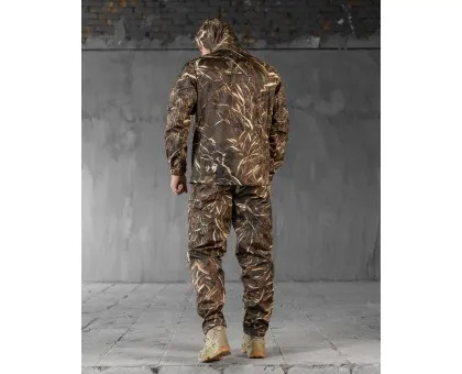 Камуфляжний демісезонний костюм SoftShell Dark Reeds (темний очерет, водостійкий) Камуфляжний демісезонний костюм SoftShell Dark Reeds (темний очерет, водостійкий)
