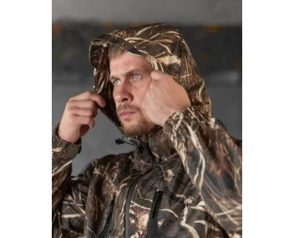 Камуфляжний демісезонний костюм SoftShell Dark Reeds (темний очерет, водостійкий) Камуфляжний демісезонний костюм SoftShell Dark Reeds (темний очерет, водостійкий)