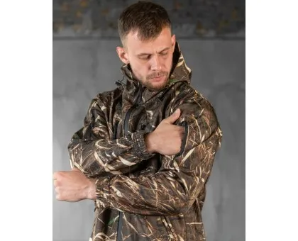 Камуфляжний демісезонний костюм SoftShell Dark Reeds (темний очерет, водостійкий) Камуфляжний демісезонний костюм SoftShell Dark Reeds (темний очерет, водостійкий)