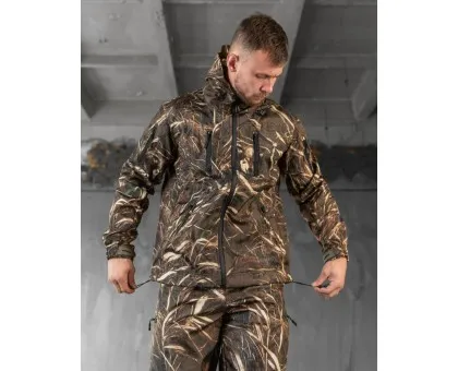 Камуфляжний демісезонний костюм SoftShell Dark Reeds (темний очерет, водостійкий) Камуфляжний демісезонний костюм SoftShell Dark Reeds (темний очерет, водостійкий)