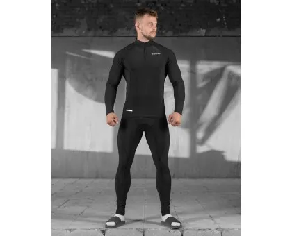 Чоловіча активна термобілизна Zelart ZipBlack Чоловіча активна термобілизна Zelart ZipBlack