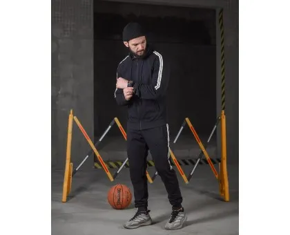 Спортивний костюм NK Dark Blue - стиль і комфорт для активного життя Спортивний костюм NK Dark Blue - стиль і комфорт для активного життя