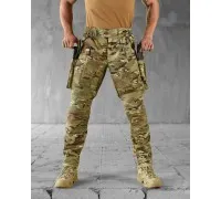 Тактичні штурмові штани Oblivion Kevlar Gen 2 Multicam (кевларові вставки, кишені під магазини АК)
