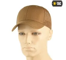 Літня бейсболка M-Tac Flex Ріп-Стоп Coyote Brown (з сіткою)