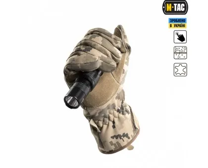 Тактичні рукавиці M-Tac Tactical Waterproof MM14 (Український піксель) Тактичні рукавиці M-Tac Tactical Waterproof MM14 (Український піксель)