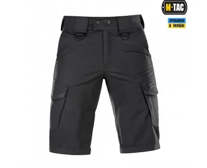 Тактичні шорти M-Tac Aggressor Gen.II Flex Black Тактичні шорти M-Tac Aggressor Gen.II Flex Black
