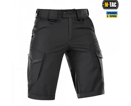 Тактичні шорти M-Tac Aggressor Gen.II Flex Black Тактичні шорти M-Tac Aggressor Gen.II Flex Black